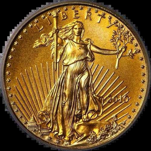 2010年 ゴールド アメリカンイーグル $5 PCGS MS70 ファーストストライク ブルーラベル - 在庫あり｜WORLD RESOURCE【QUEEN店】