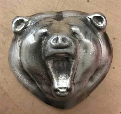 9オンス MK BarZ「3D BEAR」.999 純銀 発行枚数 500枚|WORLD RESOURCE【QUEEN店】