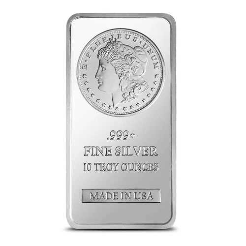 10オンス SilverTowne Morgan シルバーバー（新品）