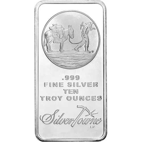 10オンス SilverTowne シルバーバー - 商標 Prospector デザイン - 999 ファイン 135,850円
