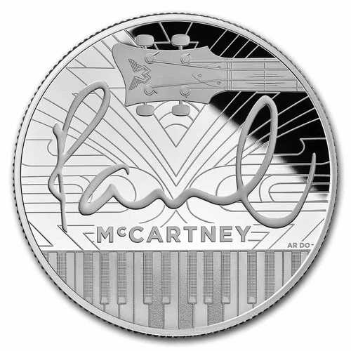 2024年 GB 5オンス シルバー ?10 PF ミュージックレジェンド: ポール・マッカートニー｜WORLD RESOURCE【QUEEN店】