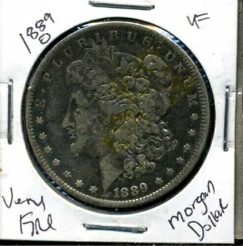 1889 O VF モルガン ダラー 100セント 非常に良好な状態 90% シルバー US $1 非常に良好な状態コイン #602