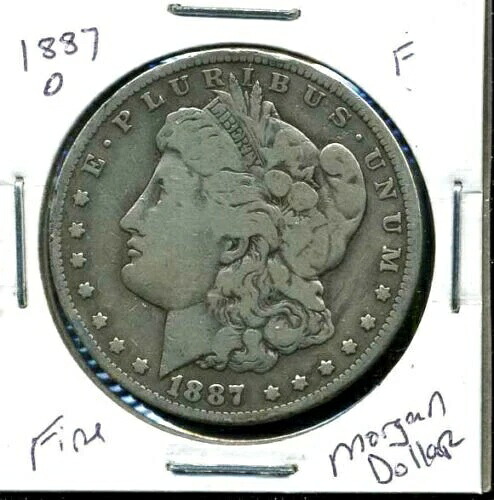 1887年 モルガン・ダラー 100セント アメリカン 90% シルバー 米国 $1 米国 良質コイン #3873 42,900円