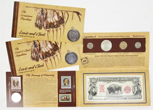 アメリカ造幣局 ルイス・クラーク貨幣・通貨セット 未流通 2004年