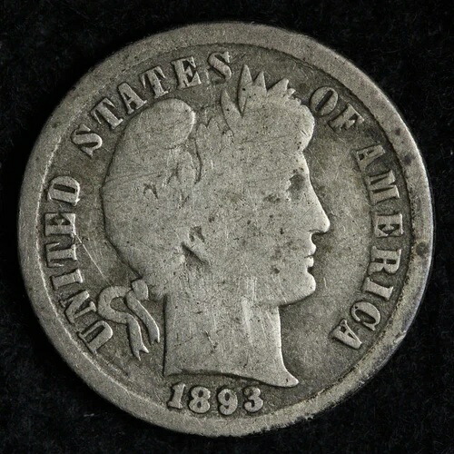 1893-O バーバー シルバーダイム 美品 E276 TZEE 39,325円