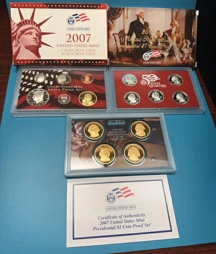 2007年 アメリカ造幣局セット CoA付き-