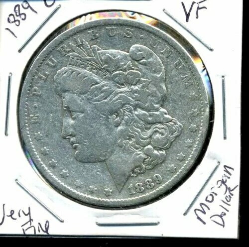 1889 O VF モルガン ダラー 100セント 非常に良好な状態 90% 銀 US $1 非常に良好な状態コイン #6518