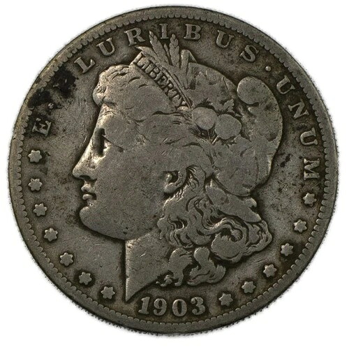 1903-S VG モルガン銀貨 1ドル 非常に良い サンフランシスコ 42,900円