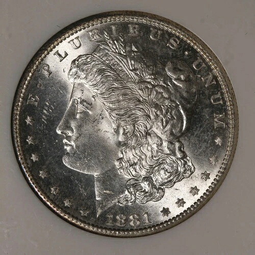 1881 S NGC MS-64 モルガン銀貨