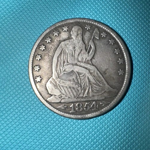 アメリカ 1854-O 自由の女神像半ドル硬貨