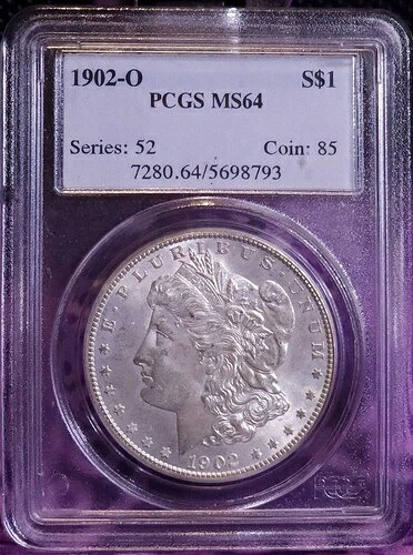 1902 O モルガン・ダラー PCGS MS64
