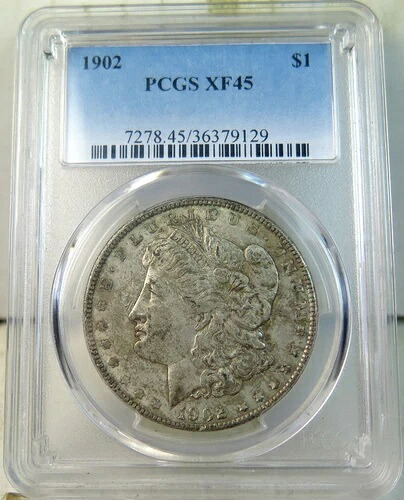1902年 モルガン・ダラー PCGS XF45 *VAM 4 ダブルイヤー TOP100* BR