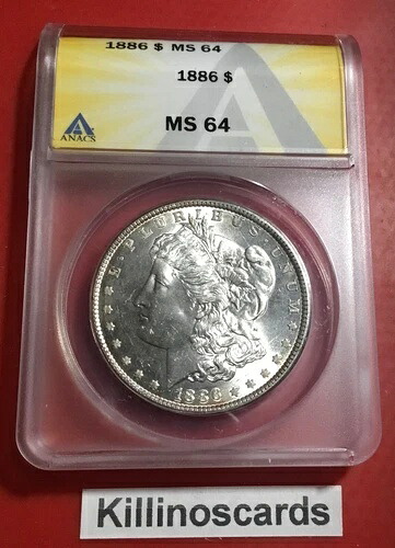 1886年モルガン・ダラー ANACS MS64