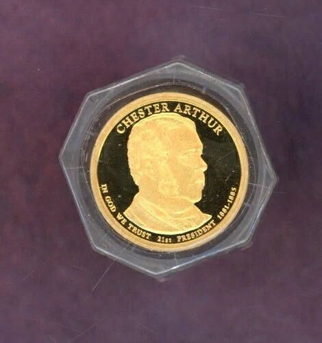 2012年 S ~ チェスター・アーサー 大統領ドルロール ~ 20枚入りコイン ~ ANACS PR68