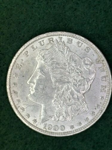 1900年 1ドル モルガン銀貨 宝石 BUコンディション
