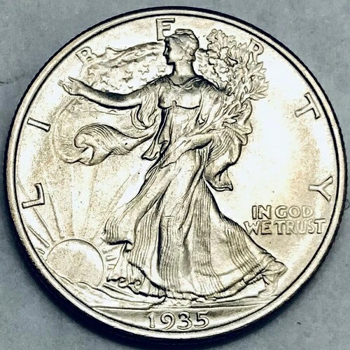 1935-P ウォーキング・リバティ・ハーフダラー AU/BU 詳細 42,900円