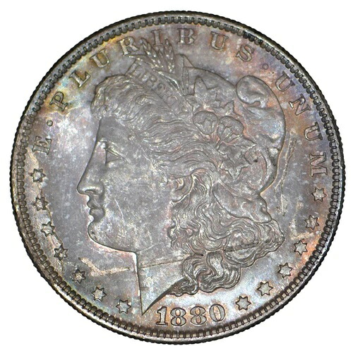1880-S モルガン銀貨 ~ 未流通