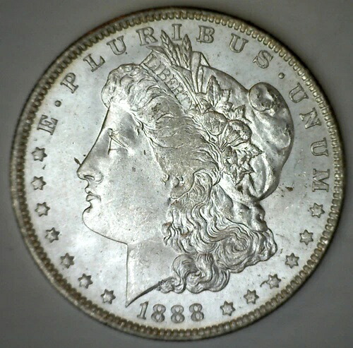 1888年 O 未流通銀モルガン1ドル BU $1コイン ニューオーリンズ造幣局