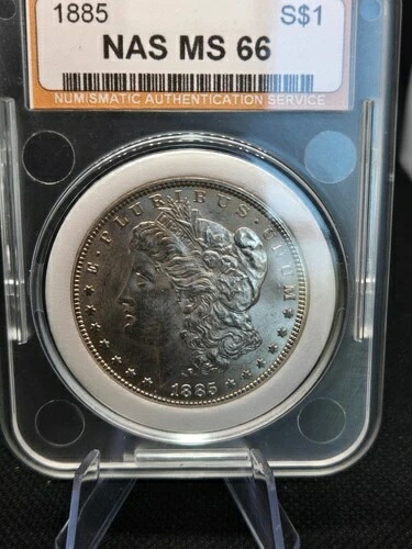 1885年モルガン銀貨 ? NASミントステート ? フィラデルフィア造幣局 ? 金庫保管 42,900円