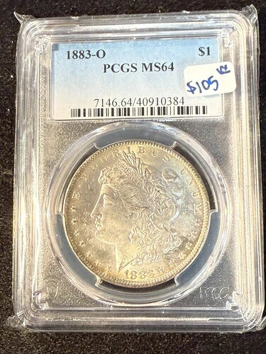 1883年 O モルガン・ダラー PCGS MS 64