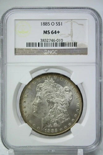 1885-O 1ドル銀モルガンドル NGC MS64+ #6010