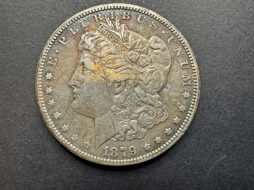 1879-S VF 1ドル流通モルガン銀貨（未認定）