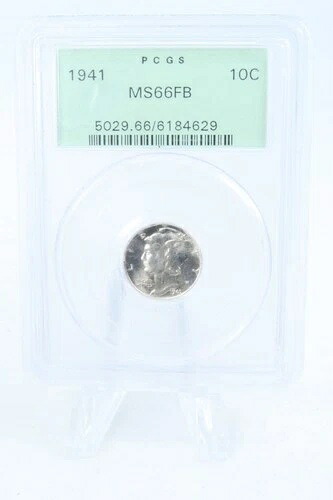 1941-P PCGS MS66FB マーキュリーダイム ビジネスストライク 10セント