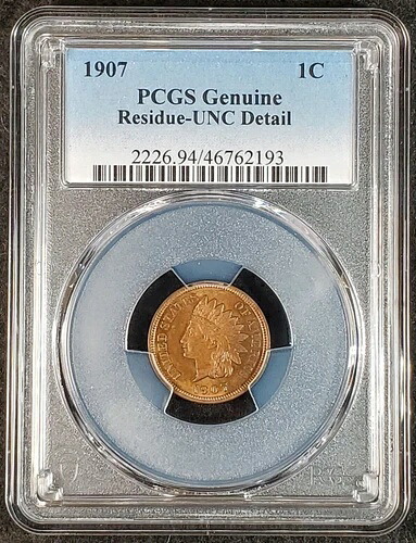 1907年インディアンヘッドセント PCGS正規品 2226.94/46762193 希少コイン