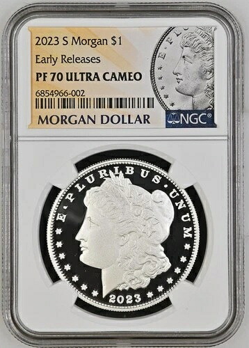 2023-S プルーフ 1ドル モルガン・ダラー NGC PF70 UCAM 早期リリース