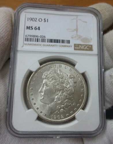 1902-O モルガン・ダラー NGC MS64 (026)