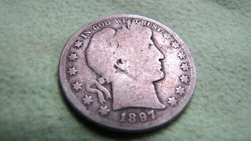 1897年 バーバー ハーフ ドル 42,900円