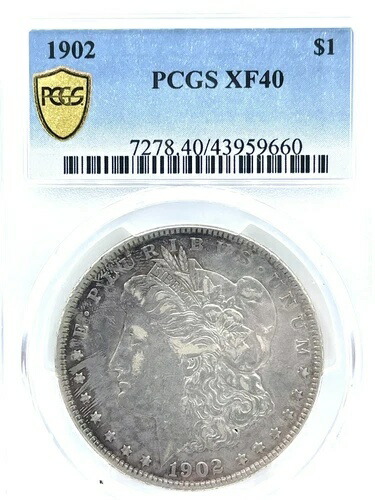 1902年 モルガン・ダラー PCGS XF40 認定 43959660