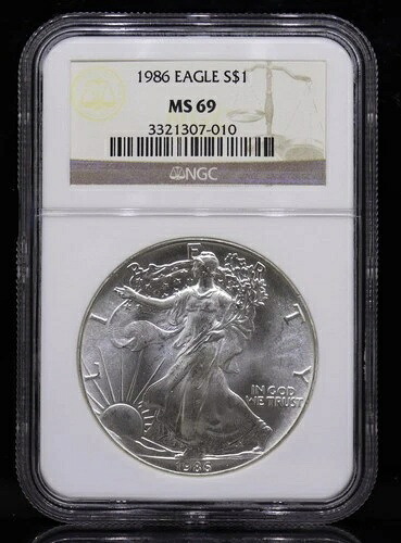 1986年 アメリカンイーグル NGC MS69