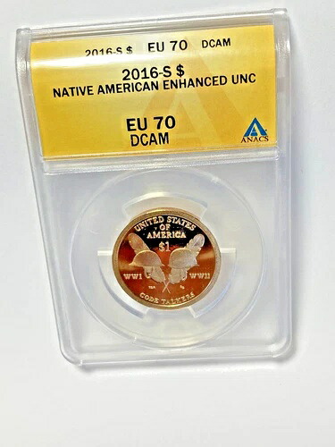 2016-S $ ANACS CERT、EU 70 DCAMネイティブAMC拡張UNCコードトーカー