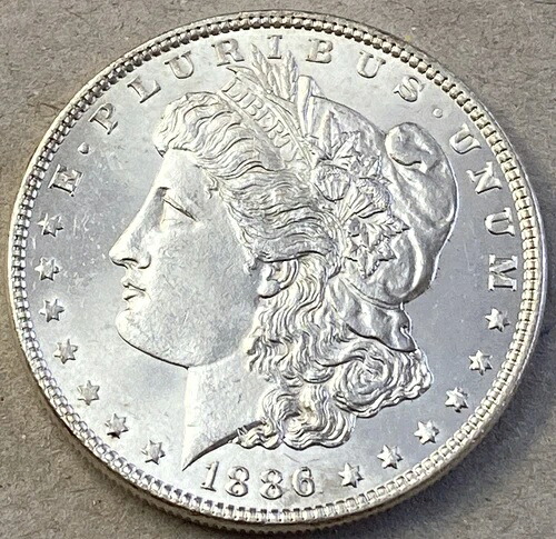 1886年モルガン銀貨