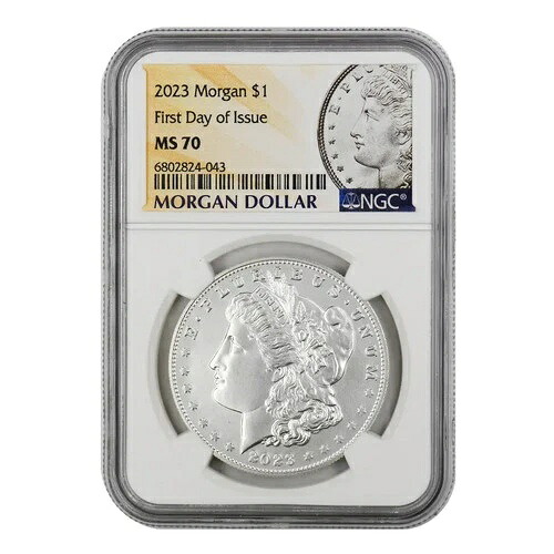 2023年モルガン・ダラー NGC MS-70 発行初日 42,900円