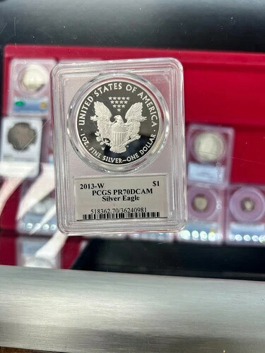 2013-W PCGS PR70 DCAM シルバーイーグル