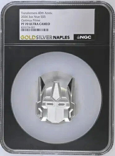 2024 3オンス ニウエ オプティマスプライム S$5 PF 70 ウルトラカメオ｜WORLD RESOURCE【QUEEN店】