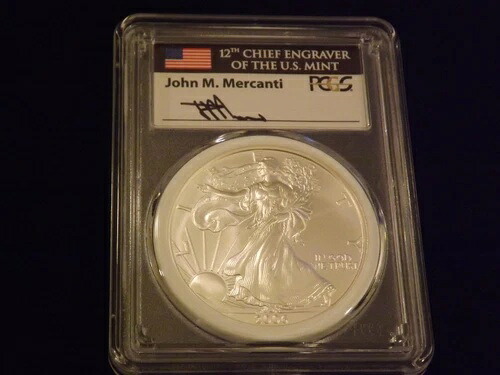 2006-W $1 バーニッシュド イーグル メルカンティ ラベル PCGS SP 70