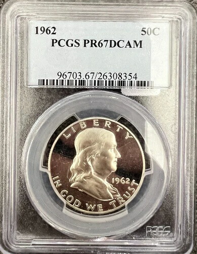 1962年 PCGS PR67DCAM フランクリン