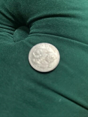 2001年 P ノースカロライナ州 25セント硬貨 エラーコイン 切り取られた縁の欠け 傷あり
