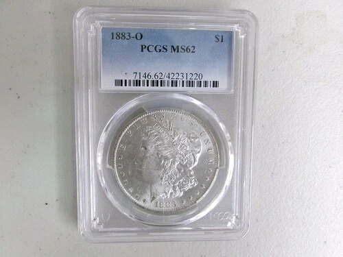 1883年 - O 米国モルガン銀貨 1ドル - PCGS - MS63. USM283O0