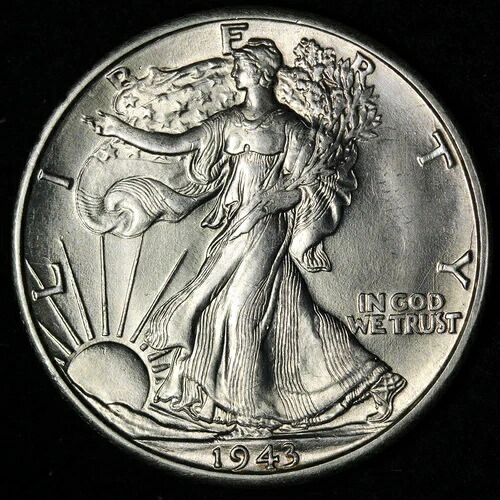 1943-D ウォーキング・リバティ・シルバー・ハーフドル GEM BU *未流通* MS E368 SWFK｜WORLD RESOURCE【QUEEN店】