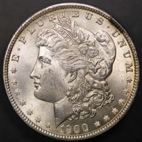 1900年モルガン銀貨 - 古いコレクションから新品 - ロット6610