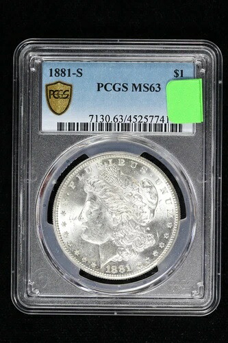 1881-S モルガン・ダラー PCGS MS 63 3XVB 45,045円