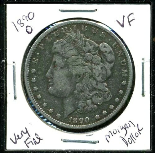 1890 O VF モルガン ダラー 100 セント 非常に良好な状態 90% シルバー US $1 非常に良好な状態コイン #1417