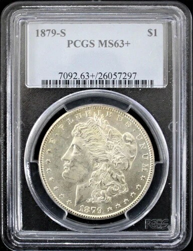 1879-S モーガン銀貨 - PCGS MS63+