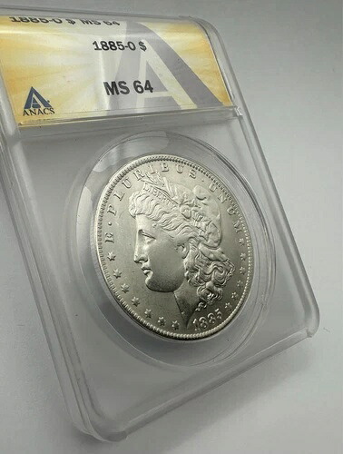 1885-O モルガン・ダラー MS64 ANACS｜WORLD RESOURCE【QUEEN店】