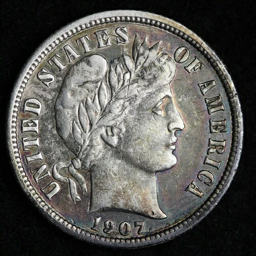 1907-S バーバー シルバーダイム チョイス オートーン E226 UMP｜WORLD RESOURCE【QUEEN店】