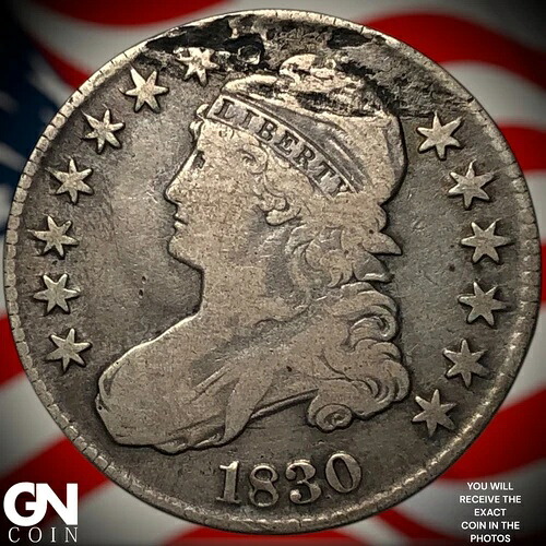 1830年製キャップドバストハーフダラー Z3318｜WORLD RESOURCE【QUEEN店】